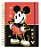 Caderno Smart Mickey Capa Dura Espiral com folhas reposicionáveis - Imagem 1
