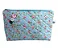 Necessaire Feminina Grande de Tecido Floral - Imagem 1