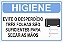 Placa Banheiro Papel Toalha - Imagem 1