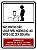 Placa Banheiro Não urinar no chão - Imagem 1