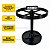 Expositor Giratório 360° para Joias e Bijuterias com Porta Preço Ajustável Profissional - DG3D - Imagem 4