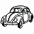 Quadro Decorativo Fusca Clássico em Impressão 3D – Arte Automotiva de Parede Alto Detalhe, Decoração Retrô, Quarto Gamer - Imagem 1