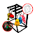 Expositor Organizador para Chaveiros com Dispenser de Mesa em PETG | Porta Chaveiros para Lojas, Feiras e Presentes - Imagem 3