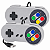 Par de controle USB - modelo SNES - Imagem 1