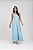 Vestido super Midi de linho com recortes - Imagem 1