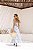 Vestido Cintia super Midi de tricoline com listras - Imagem 2