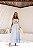 Vestido Cintia super Midi de tricoline com listras - Imagem 1