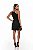 Vestido curto Alana de linho com transpasse - Imagem 2
