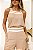 Blusa de linho bicolor - Imagem 1