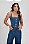 Top alongado jeans - Imagem 1