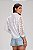 Camisa cropped com guipir nas mangas - Imagem 2