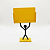 Porta Post it Boneco Palito - Imagem 2