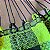 rede descanso losango preto / verde neon - Imagem 2