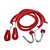 kit extensor corda para rede cor vermelho - Imagem 1
