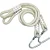 kit extensor corda p/ rede cor branco - Imagem 1
