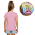 Camiseta Infantil Princesa Peach – Estampa Corações Candy Color - Imagem 2