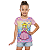 Camiseta Infantil Princesa Peach – Estampa Corações Candy Color - Imagem 1