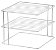 Organizador Quadrado 3 Níveis - Branco - Imagem 2
