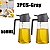 200/300/500ml garrafa de spray de óleo churrasco cozinhar pulverizador de azeite - Imagem 3