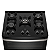 Fogão 5 Bocas Electrolux Preto Efficient Mesa De Vidro Perfectcook E Grades De Ferro (fe5gb) Bivolt - Imagem 4