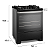 Fogão 5 Bocas Electrolux Preto Efficient Mesa De Vidro Perfectcook E Grades De Ferro (fe5gb) Bivolt - Imagem 2