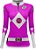 CAMISETA PERSONALIZADA KING BRASIL POWER RANGER ROSA - CD0193 - Imagem 1