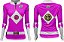 CAMISETA PERSONALIZADA KING BRASIL POWER RANGER ROSA - CD0193 - Imagem 3