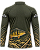 CAMISETA DE PESCA KING BRASIL COM PROTEÇÃO UV 50+ - TUCUNARÉ OLIVA - KD00768 - Imagem 3