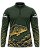 CAMISETA DE PESCA KING BRASIL COM PROTEÇÃO UV 50+ - TUCUNARÉ VERDE FLORESTA - KD00772 - Imagem 1