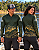 CAMISETA DE PESCA KING BRASIL COM PROTEÇÃO UV 50+ - TUCUNARÉ VERDE FLORESTA - KD00772 - Imagem 6