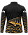 CAMISETA DE PESCA KING BRASIL COM PROTEÇÃO UV 50+ - TUCUNARÉ PRETO & OURO - KD00774 - Imagem 2