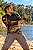 CAMISETA DE PESCA KING BRASIL COM PROTEÇÃO UV 50+ - TUCUNARÉ PRETO & COBRE - KD00781 - Imagem 6