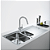 Misturador Monocomando Leda Neo Pull Down Inox Fosco - 18099 - Imagem 5