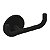 Cabide Duplo Reto Round Preto Fosco - 05.RD04.PF - Imagem 1