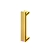 Aquecedor Toalhas Rosto Vertical Jade Ouro Polido - 20.TJ02.OP - Imagem 1