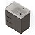 Kit Arenal Gabinete Gaveta E Porta 60X38, Almendra Com Cuba Beige - B851435339 - Imagem 3