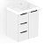 Kit Arenal Gabinete Gaveta E Porta 60X38, Plata Com Cuba Matte Black - B851435340 - Imagem 6