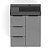 Kit Arenal Gabinete Gaveta E Porta 60X38, Plata Com Cuba Matte Black - B851435340 - Imagem 7