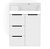Kit Arenal Gabinete Gaveta E Porta 60X38, Plata Com Cuba Matte Black - B851435340 - Imagem 8