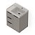 Kit Arenal Gabinete Gaveta E Porta 60X38, Plata Com Cuba Matte Black - B851435340 - Imagem 9