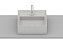 Cuba De Apoio Retangular Com Mesa 450X420 Platinum P6 - Imagem 5