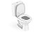 Kit Bacia Com Caixa Ecoflush 3/6 Litros, Assento Pp E Complementos De Instalação Art - Imagem 4
