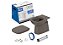 Kit Bacia Convencional, Assento Termofixo Com Queda Amortecida E Complementos De Instalação Debba Classic - C329727012 - Imagem 4