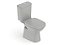 Kit Bacia Com Caixa, Assento Termofixo Com Queda Amortecida E Complementos De Instalação Debba Classic - C329723017 - Imagem 3