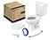 Kit Bacia Com Caixa, Assento Pp E Complementos De Instalação Kids - Imagem 1