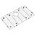Grade Para Cuba Bistro 70X40 Cr - Imagem 1