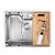 Cuba Bell Bcx 610-61 610X480Mm C/ Acessorios - 15121 - Imagem 1