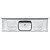 Pia De Apoio Tramontina Filo 56 Plus Em Aço Inox 180X55 Cm - Imagem 1