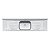 Pia De Apoio Tramontina Filo 56 Plus Em Aço Inox 200X55 Cm - Imagem 1