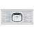 Pia De Apoio Tramontina New Raggi 40 Em Aço Inox 120X52 Cm - Imagem 1